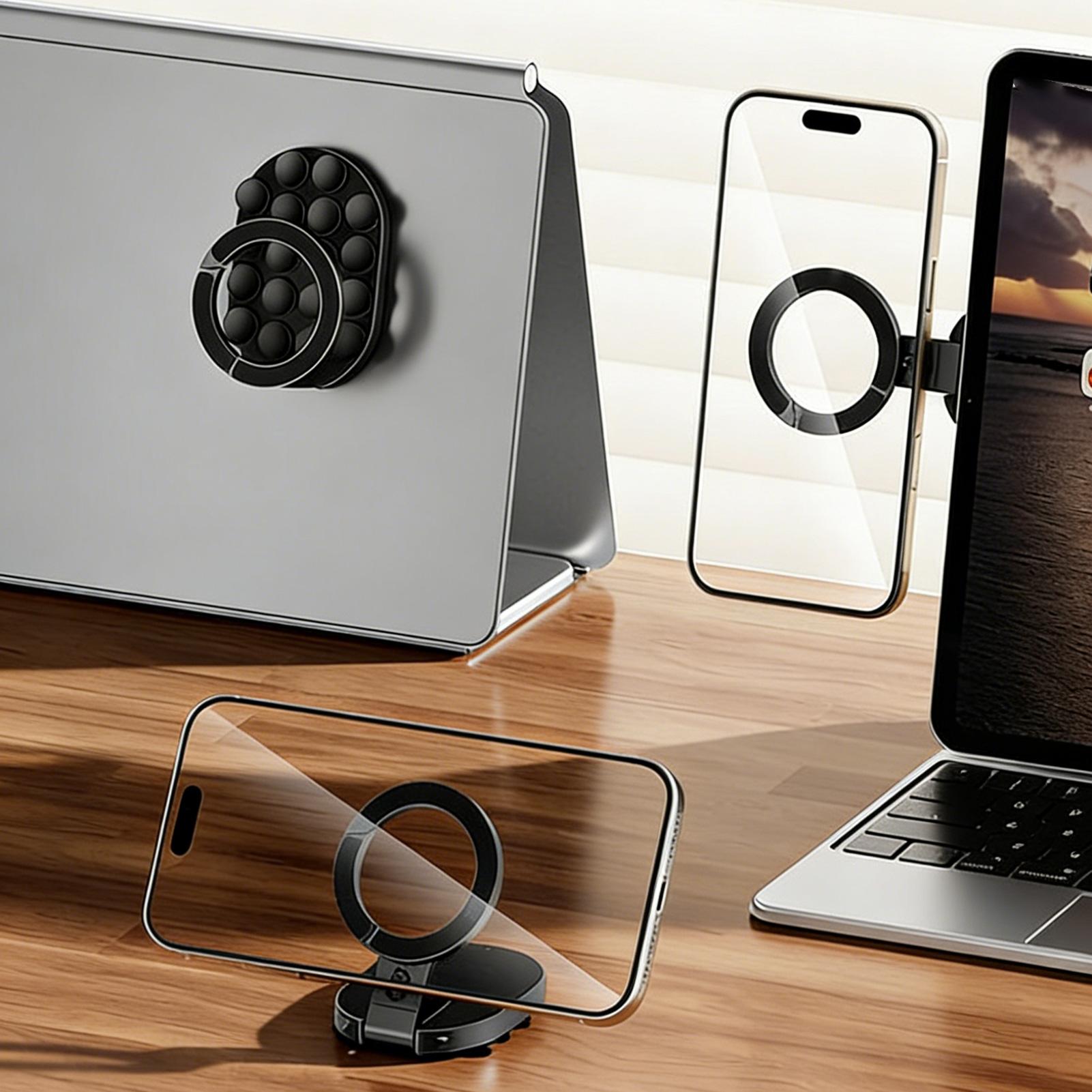 Laptop Accessories Women - Magnetic Smartphone Desktop Stand With Suction