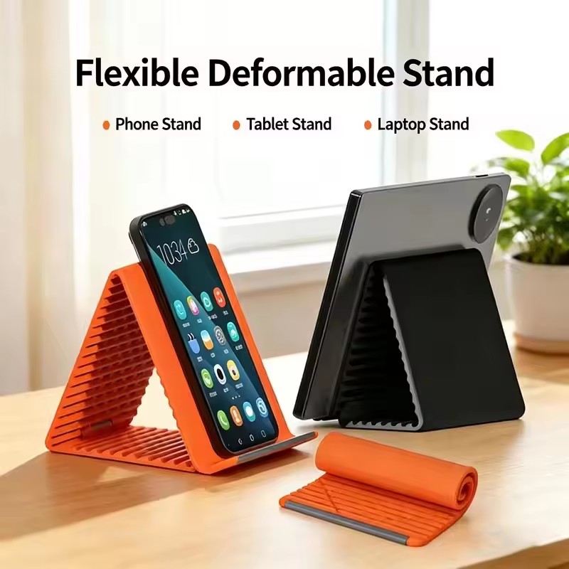 Laptop Extra Accessories - Lazy Portable Phone Stand Silicone Desktop