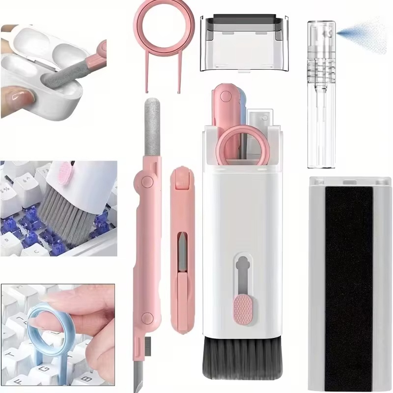 Laptop Extra Accessories - 7 In 1 Earphone Cleaner Brush