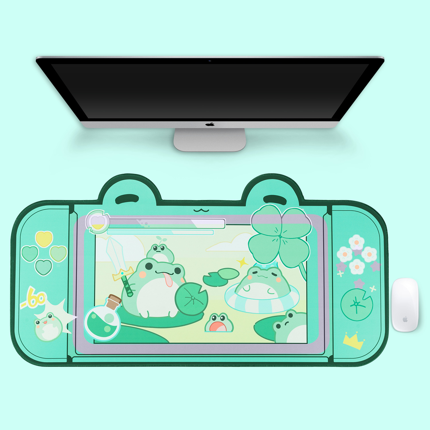 Laptop Extra Accessories - Lớn Kawaii Miếng Lót Chuột Chơi