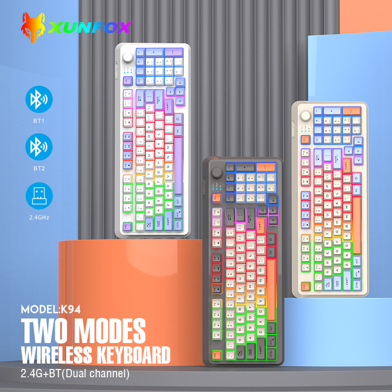 Laptop Accessories Combo - Wireless Keyboard Spanish Russian Arabic Korean
