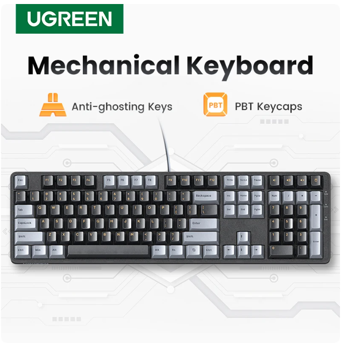 UGREEN Keyboard Mechanical Wir - đánh giá và giá Laptop Extra Accessories