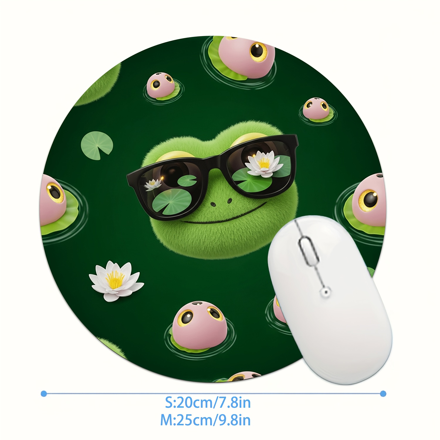 Adorable Frog with Lotus Patte - đánh giá và giá Laptop Accessories Design