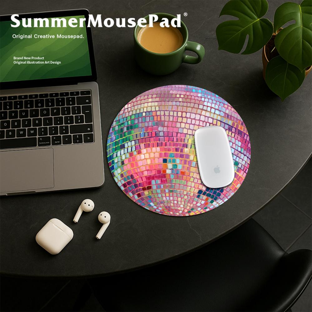 Rubber Round Pink Disco Ball M - đánh giá và giá Laptop Accessories Women