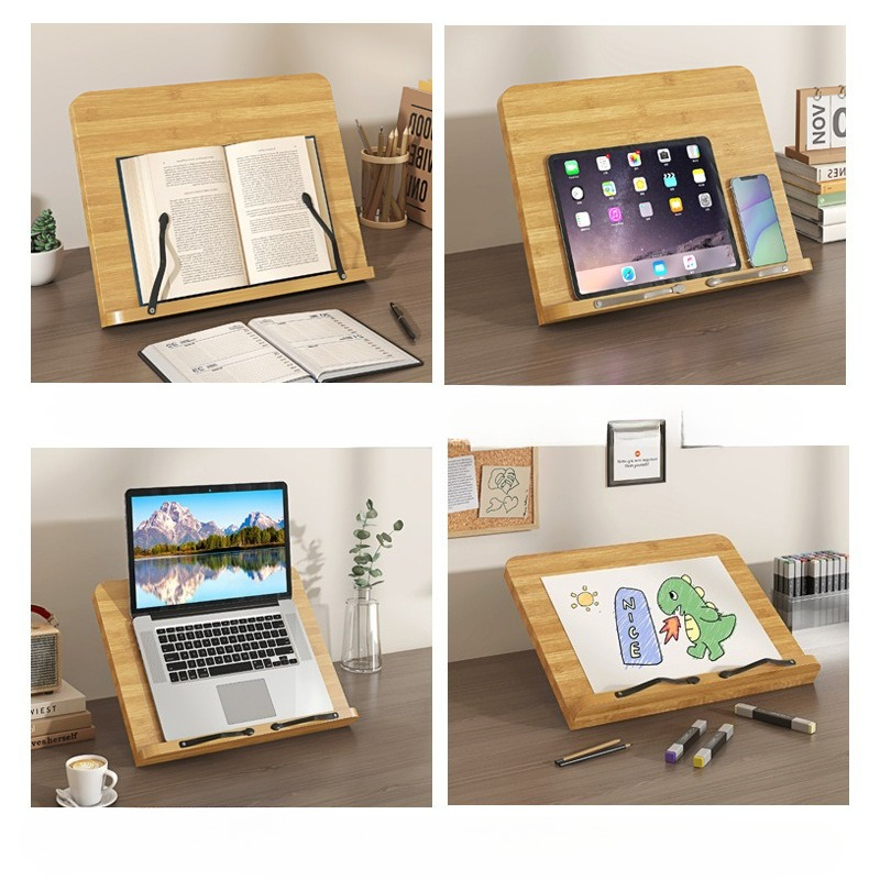 Wooden Reading Book Stand, Mul - đánh giá và giá Laptop Extra Accessories