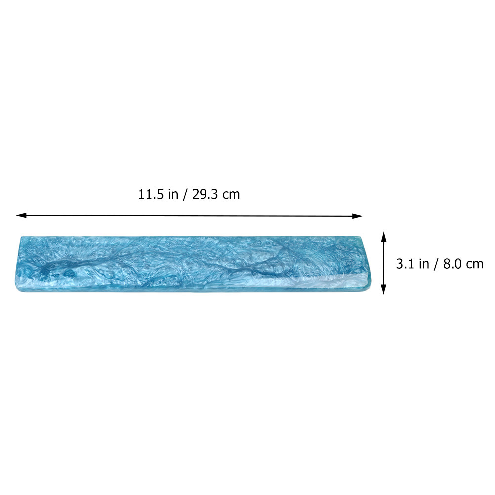 Blue Epoxy Resin Keyboard Wris - đánh giá và giá Laptop Accessories For Wrist Support
