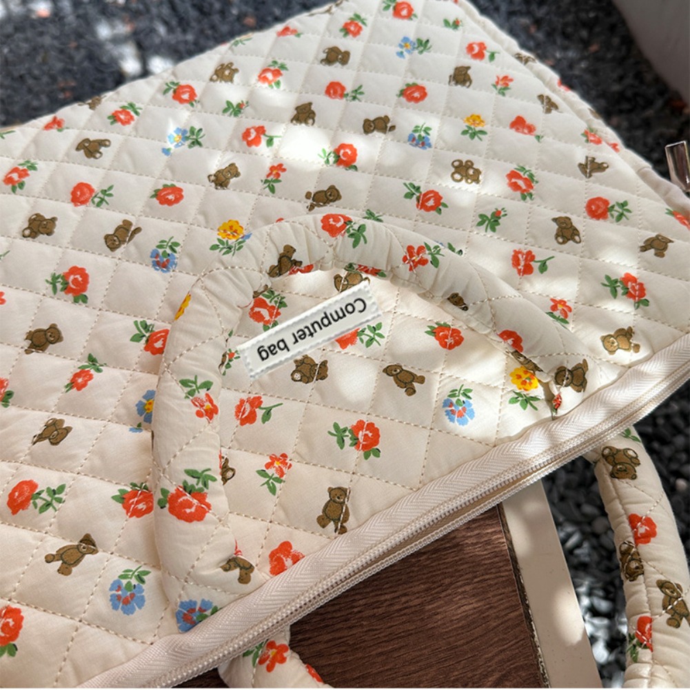 Korean Floral Laptop Bag 14/16 - đánh giá và giá Laptop Accessories Women