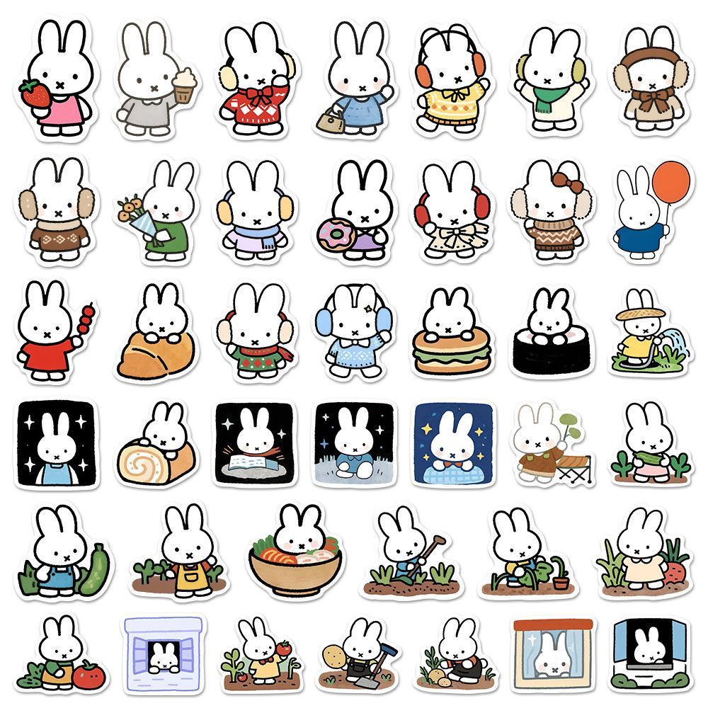 Miffy sticker cute cartoon sti - đánh giá và giá Laptop Accessories Design