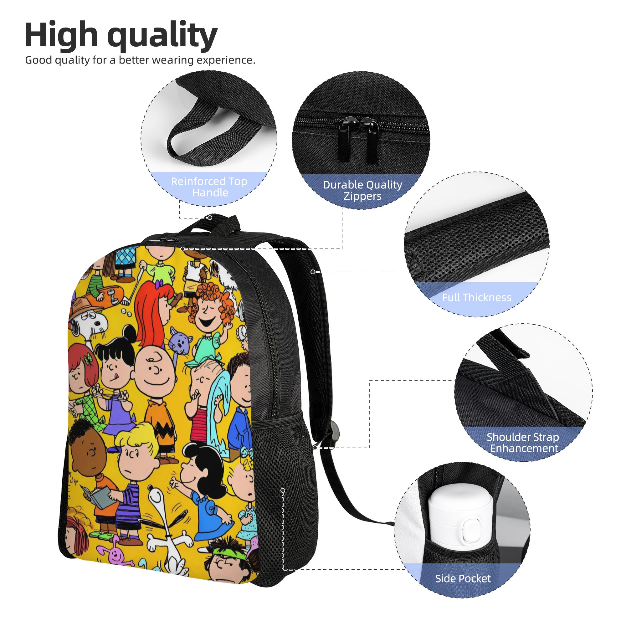 Snoopy Peanuts Fashion Backpac - đánh giá và giá Laptop Accessories Women