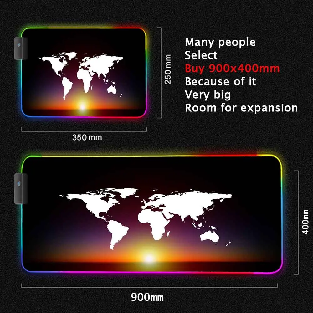 World Map Mouse Pad Gaming Mou - đánh giá và giá Laptop Accessories World