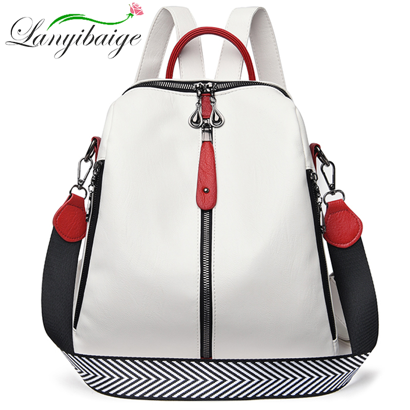 Fashion Backpack Women Soft Le - đánh giá và giá Laptop Accessories Women