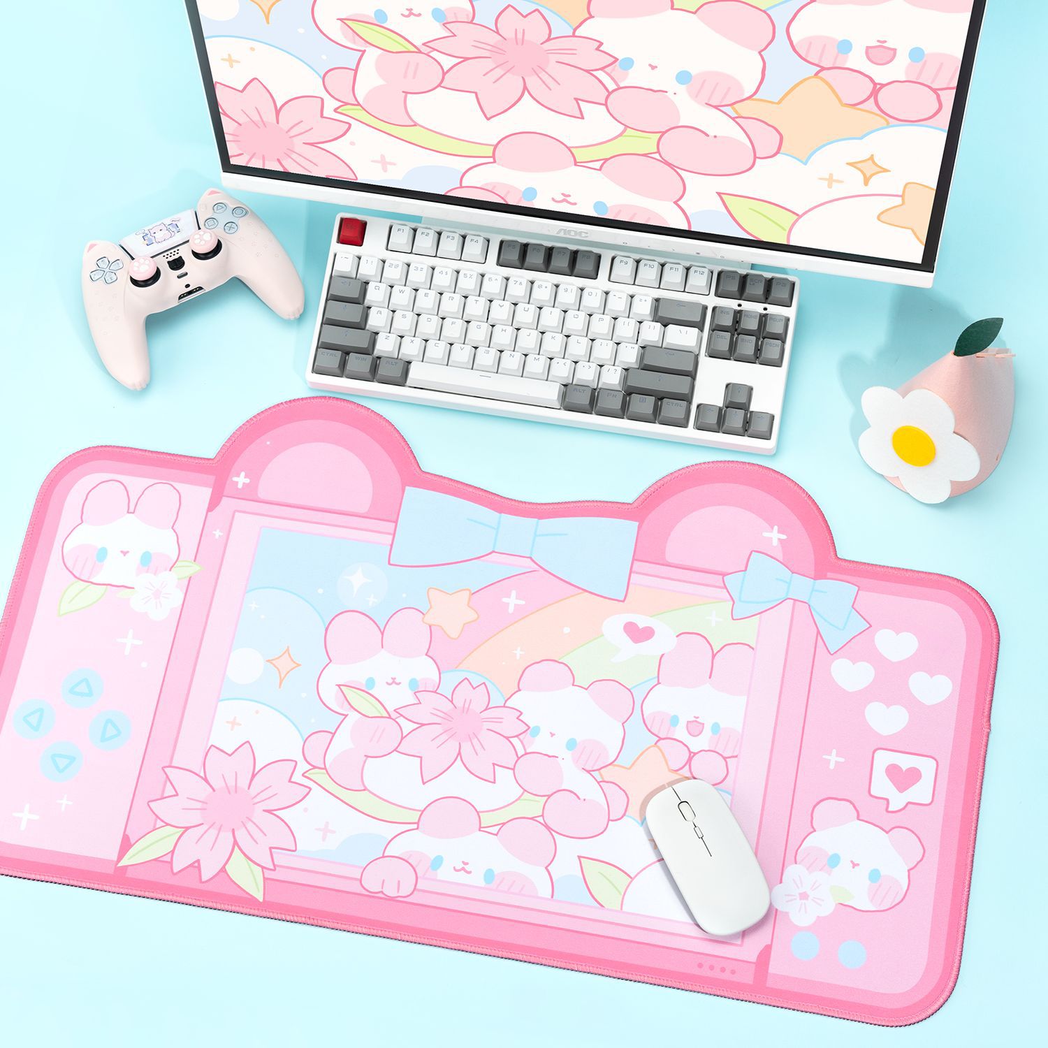 Lớn Kawaii Miếng Lót Chuột Chơ - đánh giá và giá Laptop Extra Accessories
