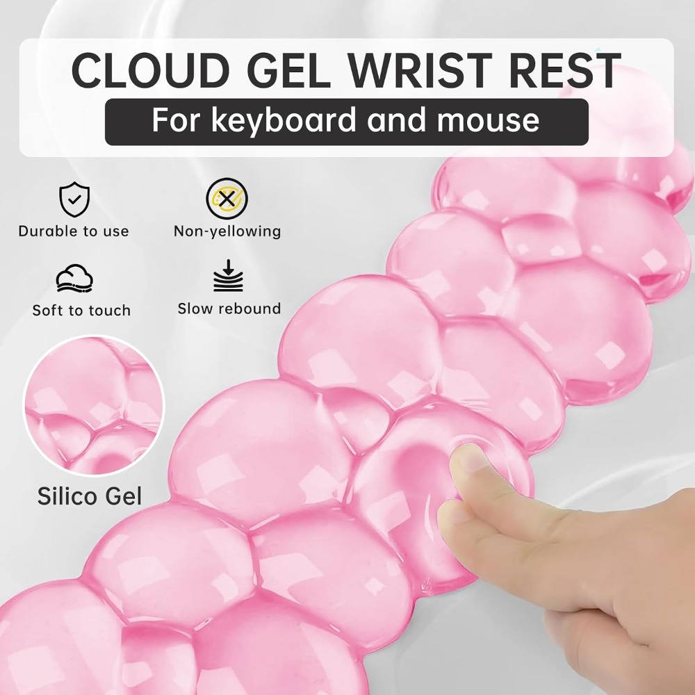 Soft Cloud Gel Mouse Pad With  - đánh giá và giá Laptop Accessories For Wrist Support