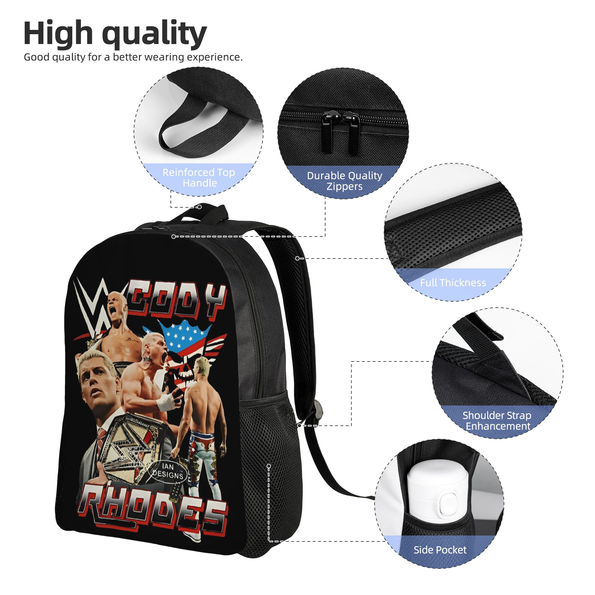 Cody Rhodes Vintage Cool Backp - đánh giá và giá Laptop Accessories Women