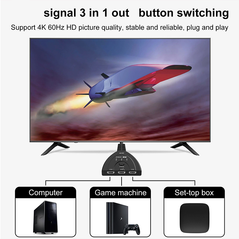 4K * 2K 3D Mini 3 Cổng HDMI-Tư - đánh giá và giá Laptop Accessories Women