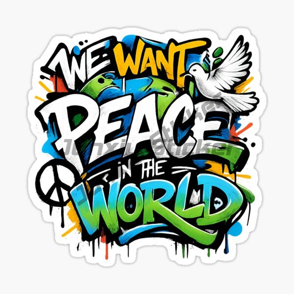 AN IDEA WORLD PEACE Sticker Mo - đánh giá và giá Laptop Accessories World