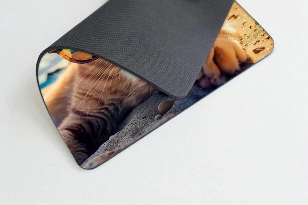 Sunshine Beach Cat Mouse Pad w - đánh giá và giá Laptop Accessories For Wrist Support