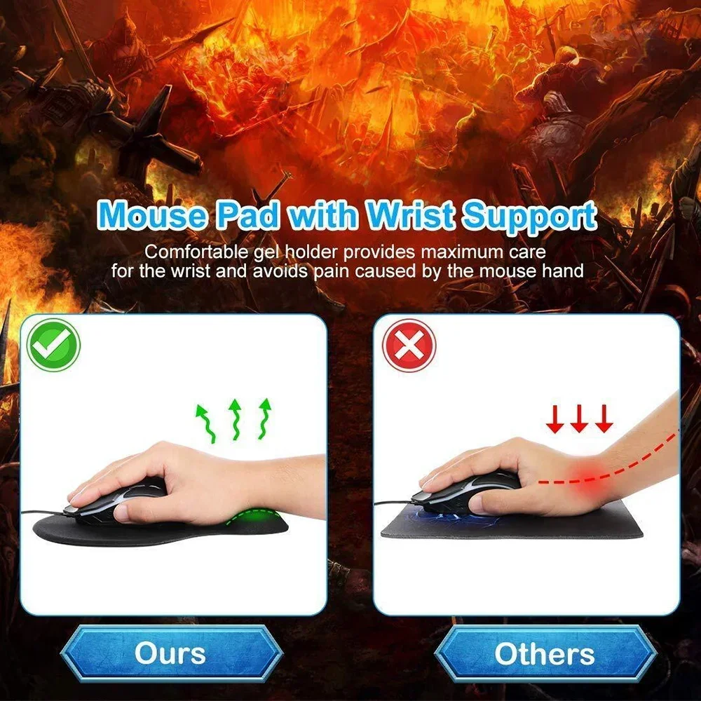 Wrist Guard Mouse Pad Relieves - đánh giá và giá Laptop Accessories For Wrist Support
